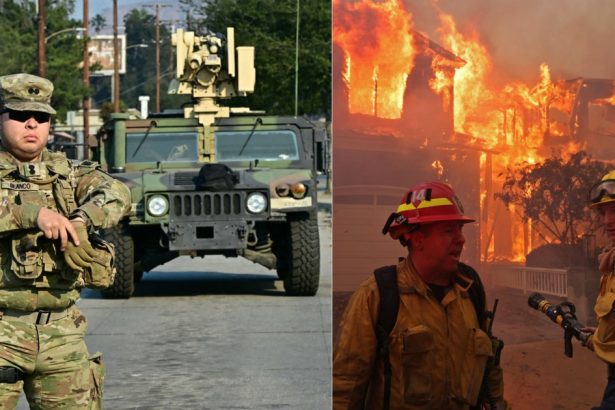 este ca in vestul salbatic locuitorii din zonele devastate de incendii in la au format militii inarmate sa isi apere casele de hoti 6789e4d35cb37
