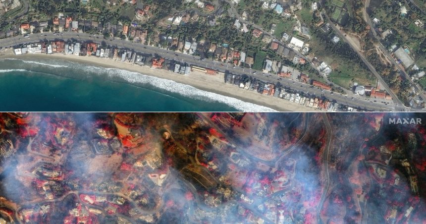 galerie foto amploarea incendiilor din california vazuta din satelit cum aratau inainte zonele distruse acum complet 6780d1b90daa0