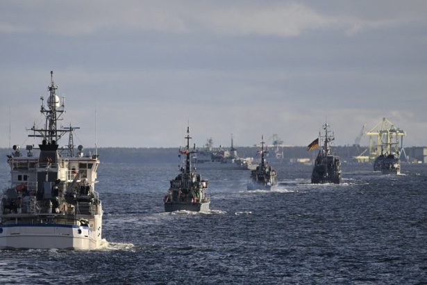 nato lanseaza o operatiune navala in marea baltica dupa sabotarea infrastructurii submarine sprijin aerian masiv cu drone si avioane 678683b8952bb