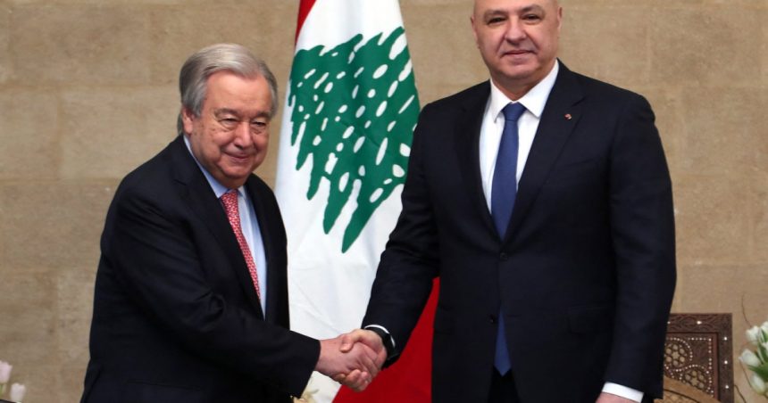 noul presedinte al libanului cere ca armata israelului sa paraseasca sudul tarii pana la 26 ianuarie 678b9c06c6f57