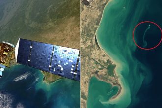 o insula fantoma a aparut peste noapte in marea caspica imaginile din satelit arata cum este aproape sa dispara din nou 678df2c22e580