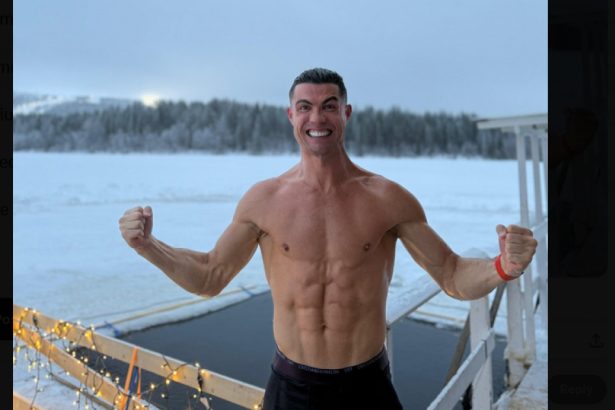 video cristiano ronaldo vacanta in laponia starul din campionatul saudit a facut o baie la 20 de grade celsius 677d9f514ec6c
