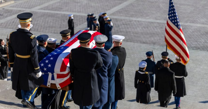 video funeralii de stat pentru fostul presedinte jimmy carter punctul culminant al mai multor zile de omagiu in statele unite 677ffec01f7cf