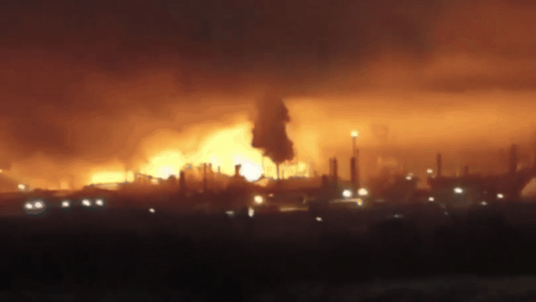 video pagube importante la o rafinarie lukoil a patra din rusia ca productie dupa ce a fost atacat de drone ucrainene 679a1ea7005ff