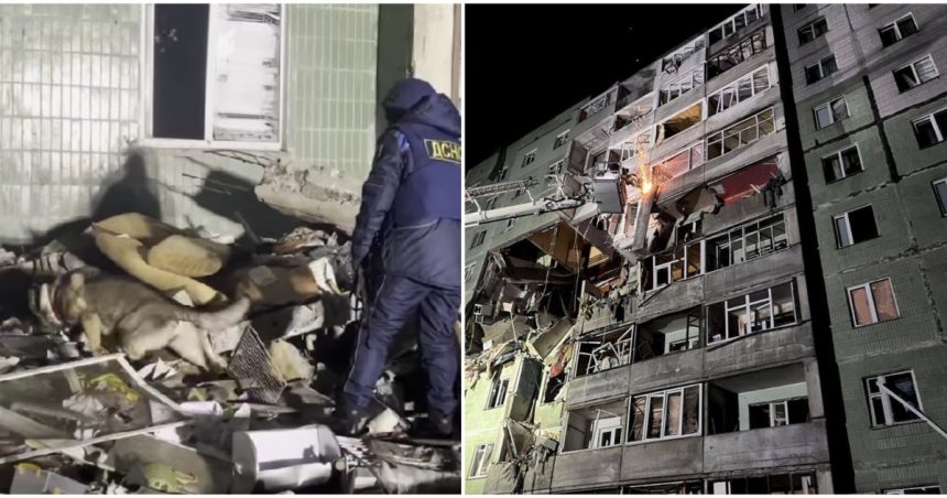 videofoto atac rusesc asupra orasului sumi mai multe apartamente au fost distruse de o drona cel putin patru morti si mai multi raniti 679b45fdbae10