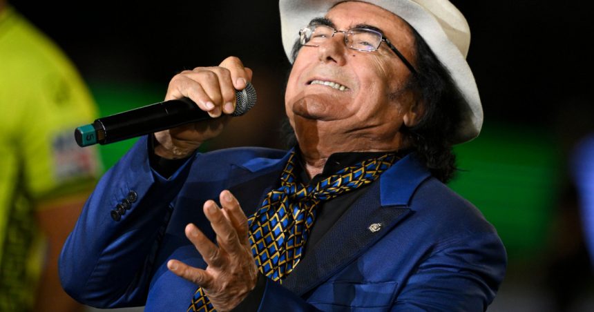 cantaretul italian al bano sustinatorul rusiei a fost invitat la un concert al pacii la moscova in august septembrie 67b1a9d23ca10