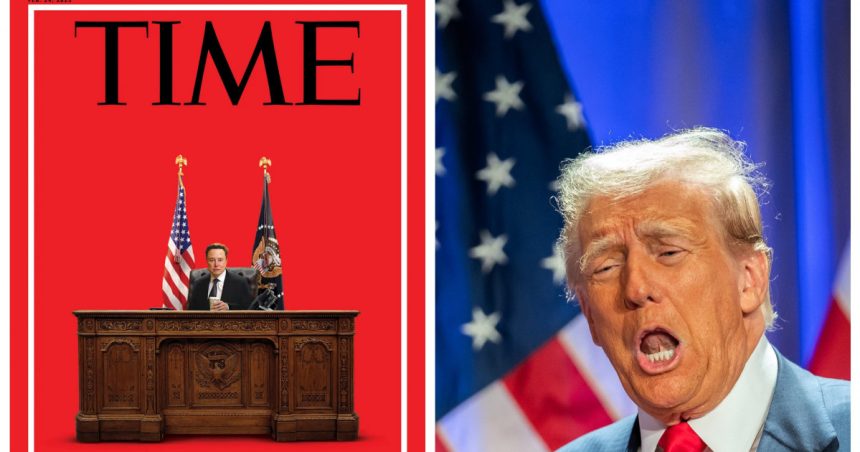 elon musk presedintele neoficial al sua cea mai recenta coperta a revistei time provoaca o noua controversa in statele unite 67a7c9dc8ffbc