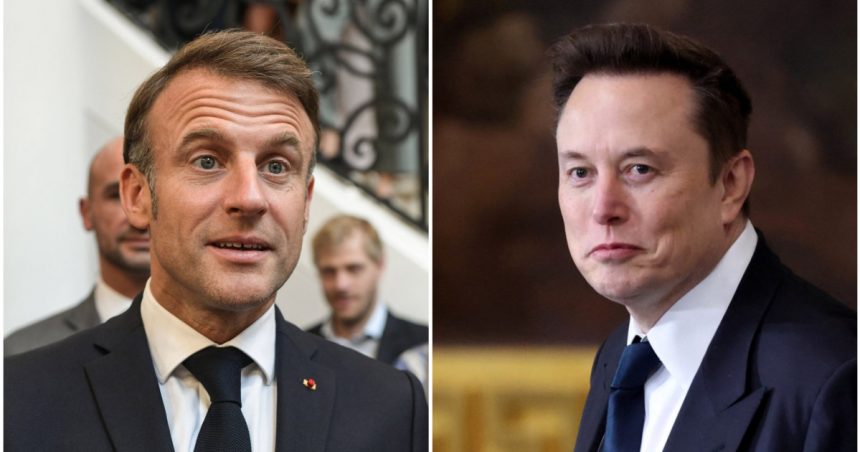 emmanuel macron sare in apararea lui elon musk care a lipsit de la summitul ai de la paris este normal 67aba38213a5c