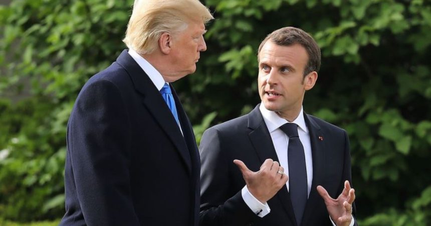 macron ii transmite lui trump ca intre aliati nu poti sa l faci pe celalalt sa sufere cu taxe vamale 67b9f099cebe1