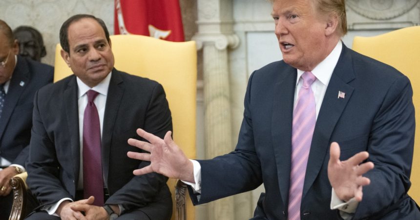 presedintele egiptului i a spus lui trump ca lumea conteaza pe el pentru un acord de pace permanent intre israel si palestinieni 679e7b78bd563