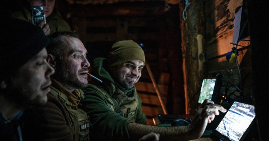 video filmari uav operatorii de drone si puscasii marini au oprit asaltul rusilor in sectorul pokrovsk 67a2136469c4c