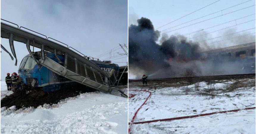 video incidente in lant pe calea ferata ultimele imagini cu trenul condus de barbatul care si a pierdut viata in tragedia feroviara din olt 67b99998b5381