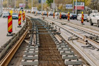 nou santier in bucuresti incep lucrarile de modernizare a liniei de tramvai de pe bulevardul expozitiei si strazile adiacente 67e41dbb03cb3