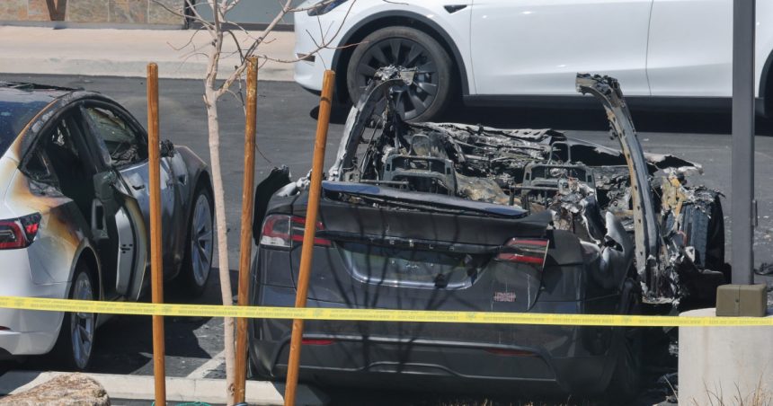 politia din las vegas a arestat un suspect in atacul cu cocktailuri molotov asupra unui service tesla 67e62e03ef2d3
