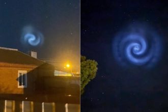 videofoto o spirala luminoasa ca o galaxie in miscare a aparut din senin pe cerul noptii in mai multe tari din europa ce a provocat fenomenul 67e29293a0c5f