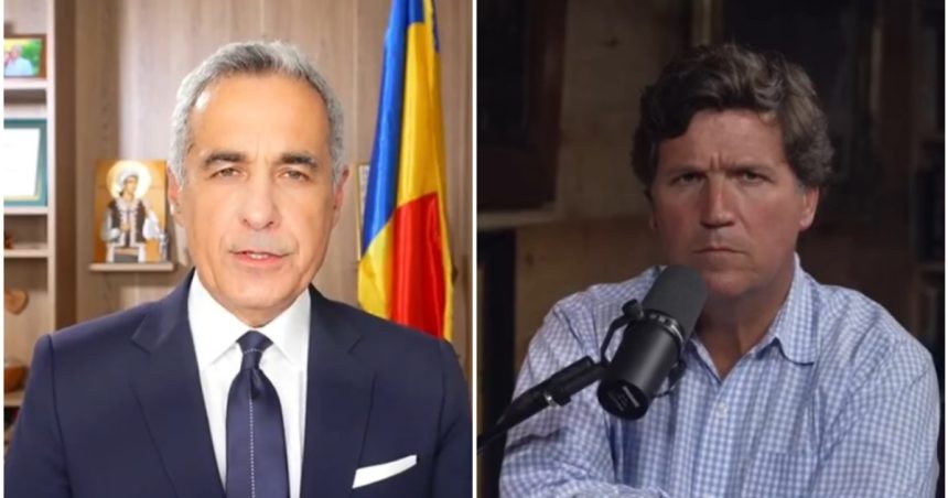calin georgescu interviu halucinant cu tucker carlson presedintele romaniei de astazi este macron ce spune despre bazele nato 67f8e60b9ec33
