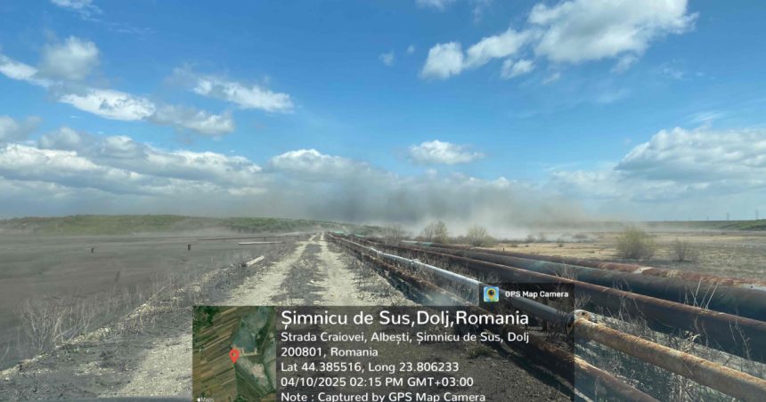 foto un nou episod de poluare cu zgura si cenusa in dolj in urma unei avarii la electrocentrale craiova si a vantului puternic 67f7dd3437966