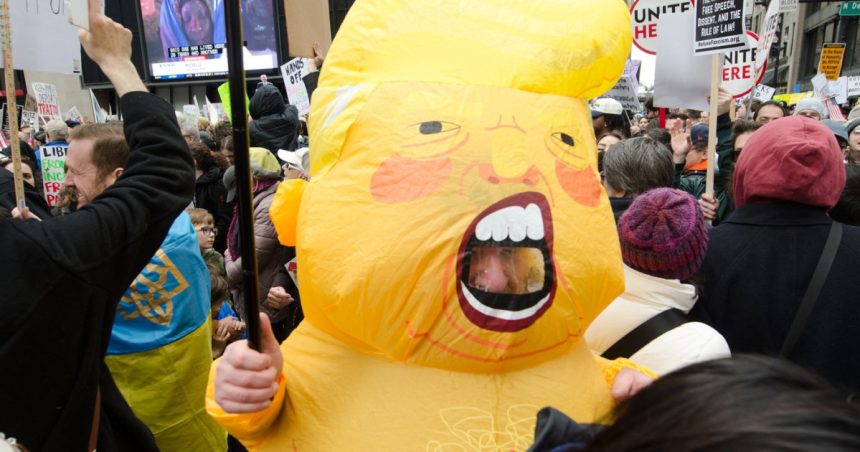 galerie foto manifestatii anti trump in mai multe orase din sua sub sloganul jos mainile care sunt nemultumirile americanilor 67f222f1d33c5