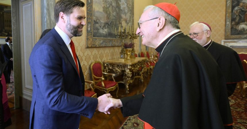 j d vance s a intalnit cu secretarul de stat al vaticanului o intrevedere cu papa francisc lipseste din programul oficial 6803987c9b6a1