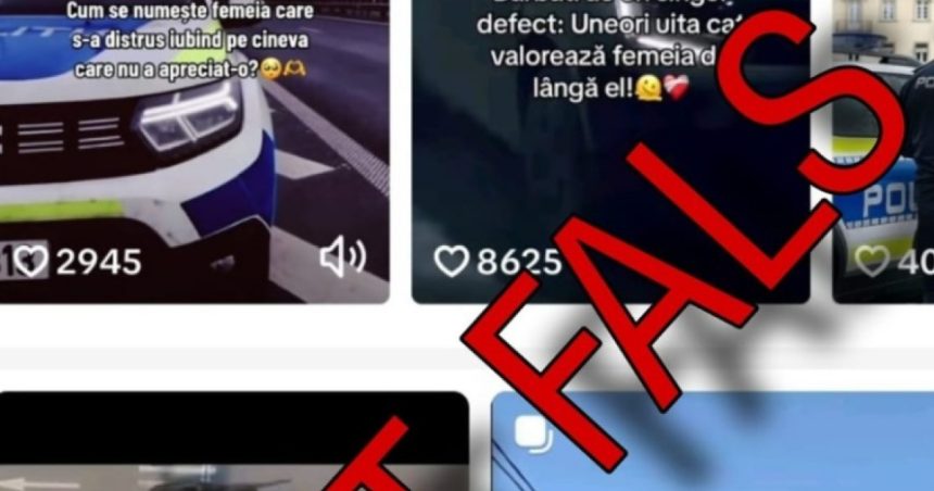 mai atrage atentia ca pe tiktok exista mai multe conturi false care pretind a fi ale institutiei sau ale unor politisti 67f02b4511c8e