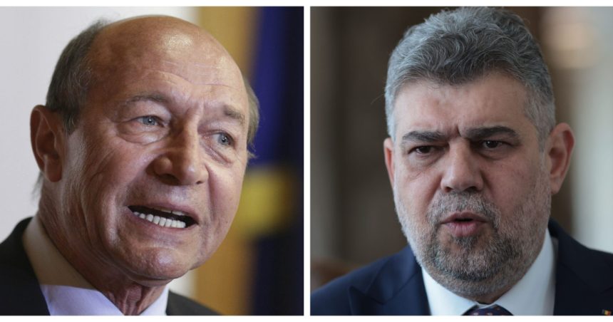 traian basescu mesaj ironic catre ciolacu poate asta ii reuseste reactia premierului o sa vezi doar lada de gunoi a istoriei 67f10d3d8dd9b
