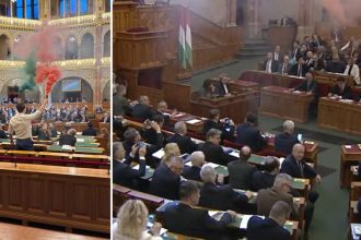 video deputati din opozitie suspendati din parlamentul ungariei dupa un protest cu fumigene la votul de interzicere a marsurilor pride 680fa0bf8189b