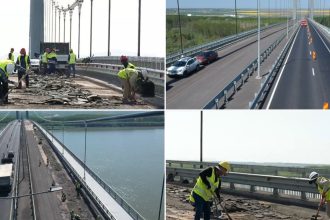 video e treaba de mantuiala podul suspendat peste dunare de la braila reasfaltat pentru a cincea oara in doi ani 680cc8ab97137
