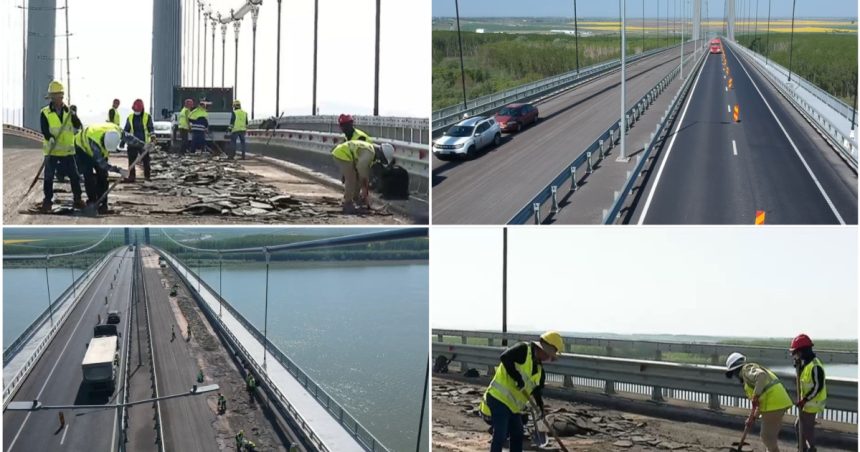 video e treaba de mantuiala podul suspendat peste dunare de la braila reasfaltat pentru a cincea oara in doi ani 680cc8ab97137