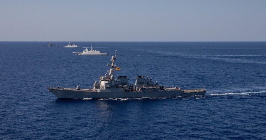 video imagini care arata cum tunul de 76 mm al unei fregate franceze opreste o drona houthi motivul din spatele acestei decizii 680ca1c4ccdeb