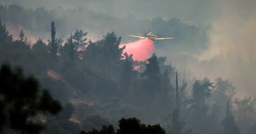 video incendii violente in regiunea ierusalimului benjamin netanyahu vrea sa ceara ajutorul greciei si altor tari 68094920a25ed