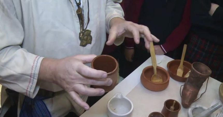 video leacuri dacice si demonstratii de farmacie straveche cu plante medicinale pot fi vazute la muzeul din arad 67f1862600405