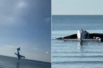 video momentul in care un avion al politiei thailandeze se prabuseste in mare sase persoane au murit 680befa5edf5e