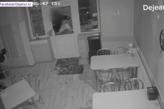 video un barbat a incercat sa jefuiasca o sala de pariuri din cluj a spart geamul si a intrat in local dar s a speriat de alarma si a fugit 67f4decb4da1d