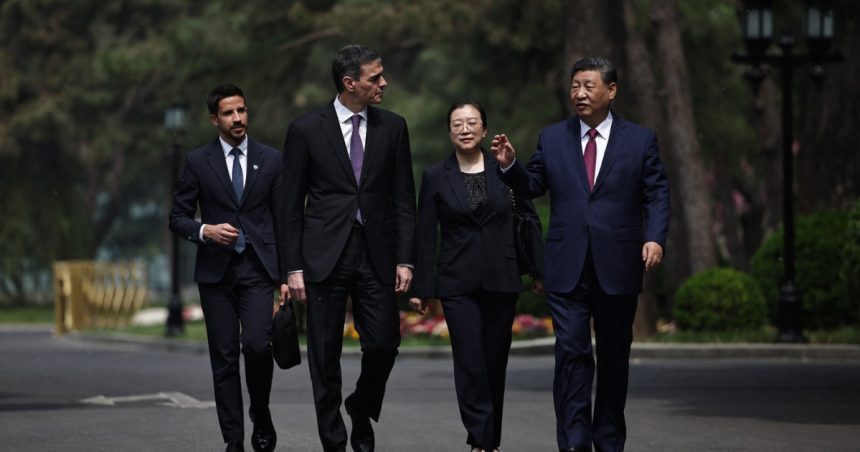xi jinping china nu se teme reactie publica privind tarifele lui trump la intalnirea cu premierul spaniei 67f8cc090877c