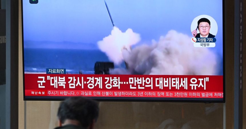 coreea de nord a lansat mai multe rachete balistice spre marea japoniei 681c554cb3b2b