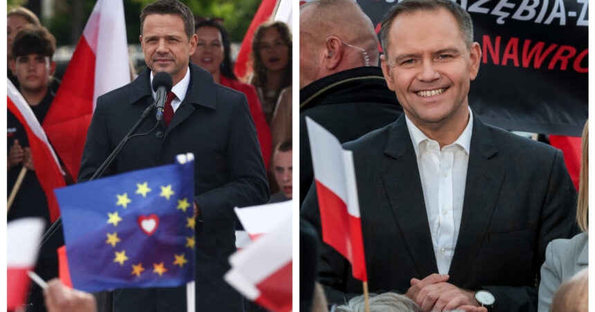 cursa prezidentiala foarte stransa in polonia candidatul pro ue are un mic avans in fata celui sustinut de conservatorii nationalisti 6839577f80ad2