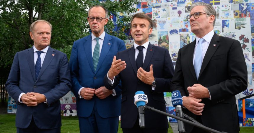 emmanuel macron europenii continua sa pregateasca sanctiuni impotriva rusiei in coordonare cu sua 6827a62e2a9a0