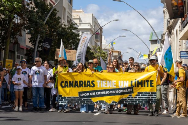 galerie foto mii de spanioli au protestat impotriva turismului excesiv in insulele canare este un colaps total 6829fbd65e170