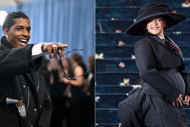 galerie foto rihanna si aap rocky au anuntat la met gala 2025 ca asteapta al treilea copil 6819c05d67b69