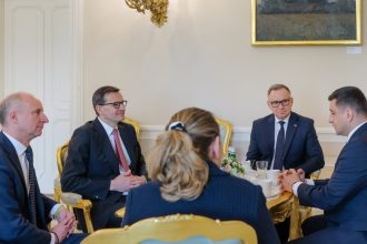 george simion s a intalnit cu presedintele poloniei andrzej duda 682492adbf5f0