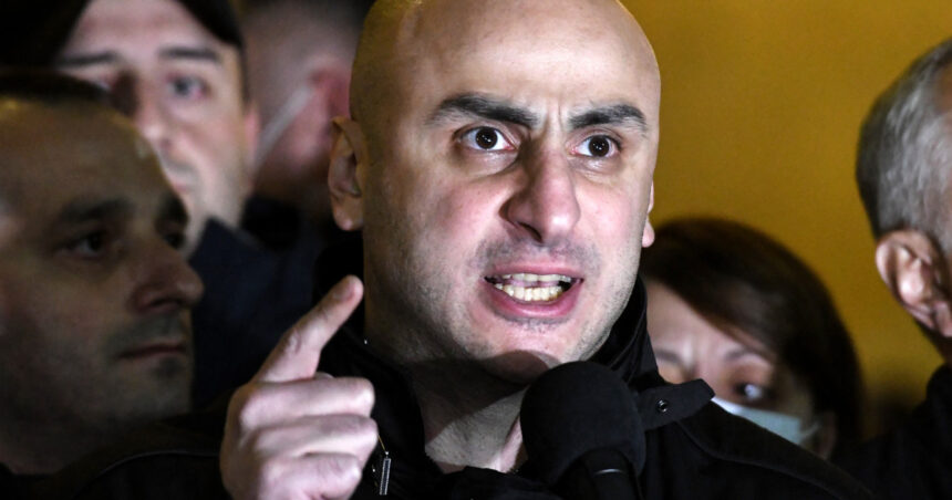 lider al opozitiei pro europene din georgia arestat nika melia este liderul partidului ahali si risca un an de inchisoare 68392e7987c88