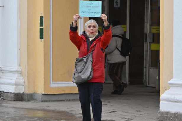 video o supravietuitoare a asediului asupra leningradului din al doilea razboi mondial a fost amendata pentru ca scris pace pe o pancarta 68308d7dacf21