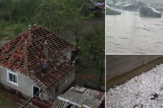 video vremea rea a facut ravagii in tara grindina si vijeliile au avariat sute de case si zeci de masini vantul a doborat mai multi copaci 681b1381714bb