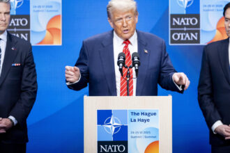 donald trump discurs dupa summitul nato de la haga ce a spus presedintele sua despre apararea europei vladimir putin si iran 685c1a3e210a9