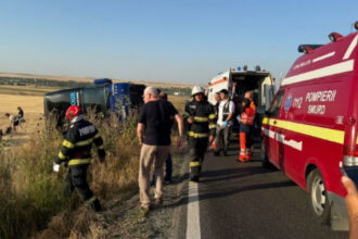 plan rosu de interventie in constanta activat dupa ce un autocar s a rasturnat in accident a fost implicat si un autoturism 685c28fd73ca7