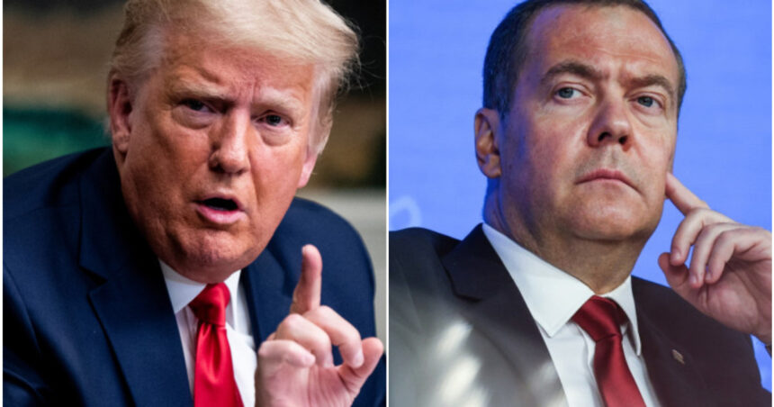 reactia furioasa a lui trump dupa ce medvedev a afirmat ca iranul poate primi arme nucleare chiar a spus asta sau e imaginatia mea 685a456715a56