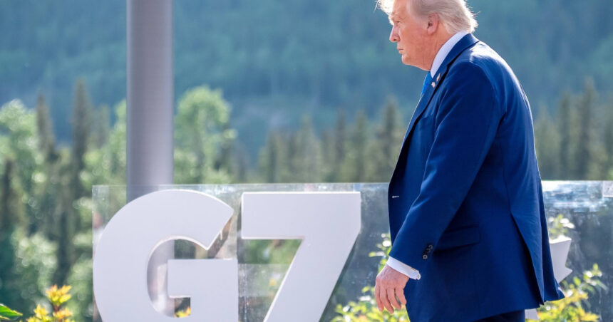 summitul g7 trump spune ca trebuie sa se intoarca la washington cat de repede poate pentru a gestiona situatia din orientul mijlociu 68510aec117a7