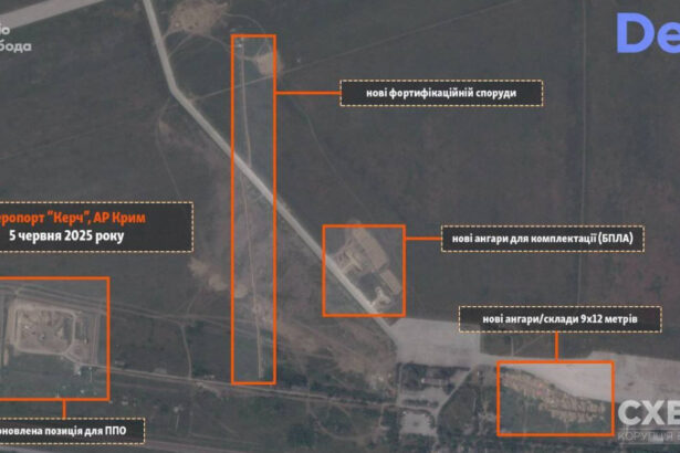 video aeroportul civil din kerci va fi transformat in unul militar destinat lansarii de drone ce arata lucrarile de amploare ale rusilor 684ba37f11cd7