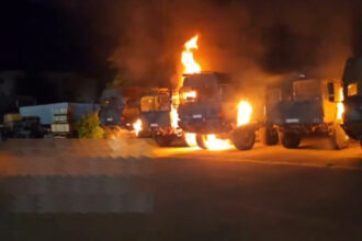 video ancheta privind un posibil sabotaj al rusiei in germania dupa ce mai multe camioane ale armatei au fost incendiate 68601f14c160a