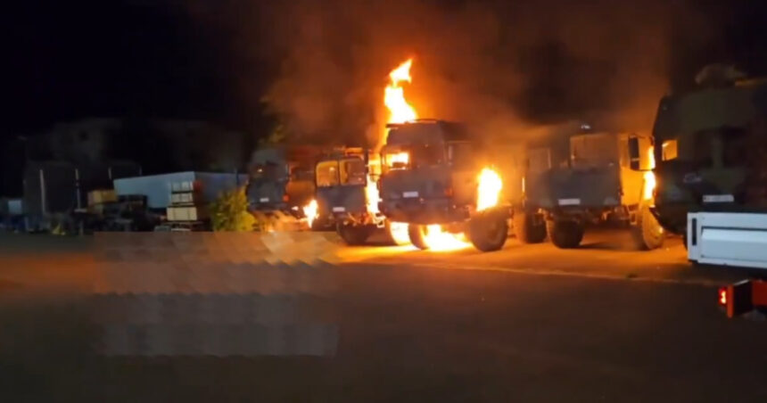 video ancheta privind un posibil sabotaj al rusiei in germania dupa ce mai multe camioane ale armatei au fost incendiate 68601f14c160a